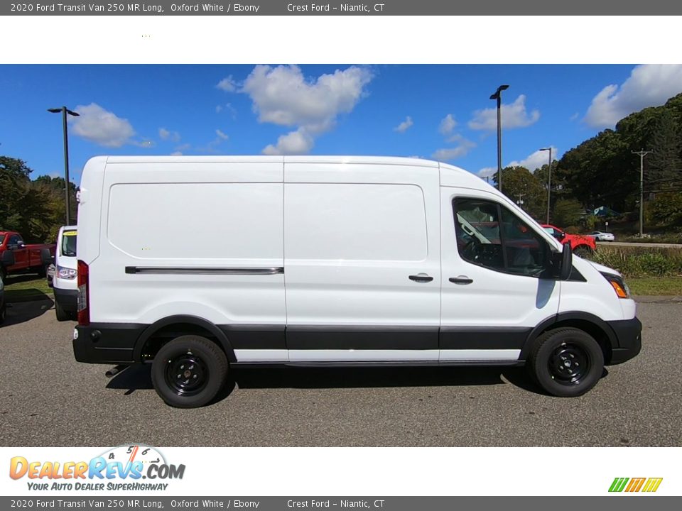 2020 Ford Transit Van 250 MR Long Oxford White / Ebony Photo #8