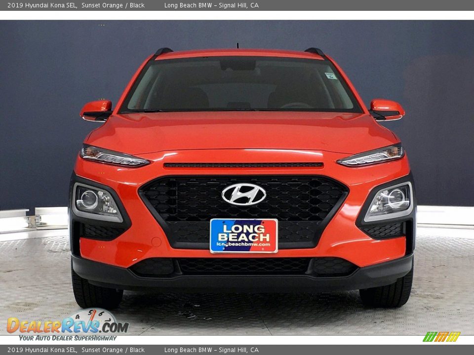 2019 Hyundai Kona SEL Sunset Orange / Black Photo #2