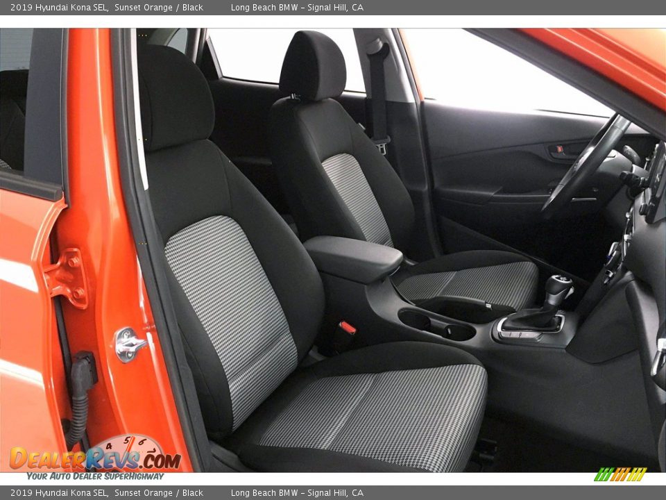 2019 Hyundai Kona SEL Sunset Orange / Black Photo #6