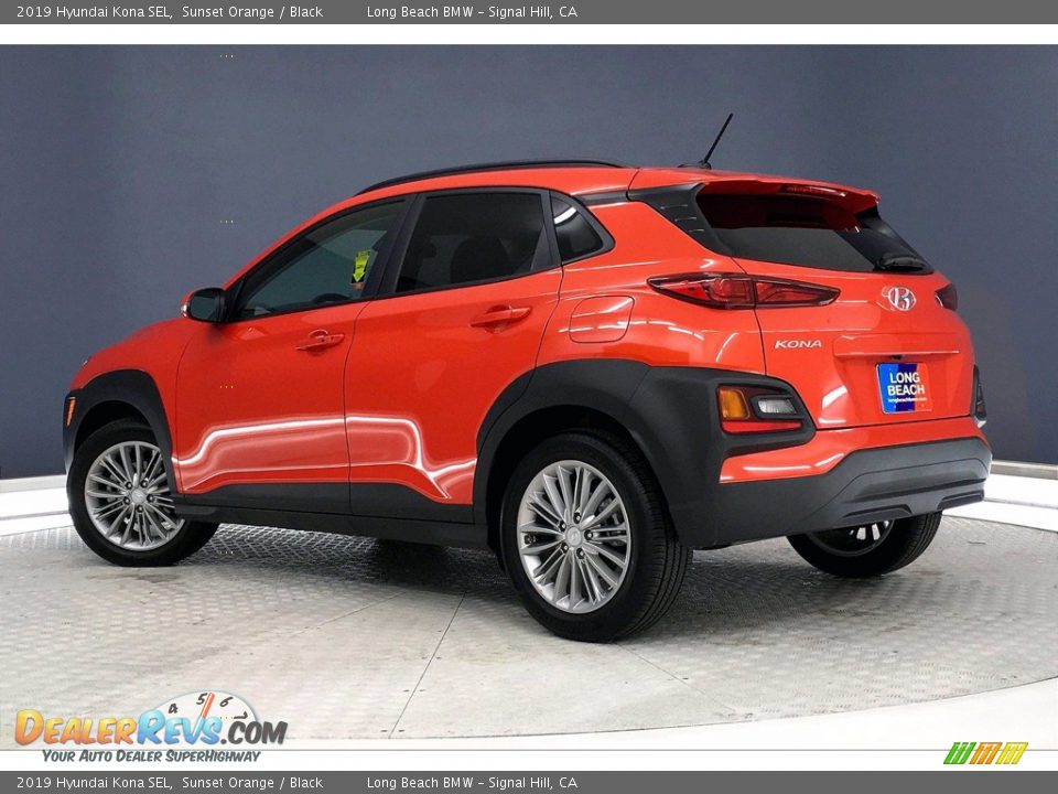 2019 Hyundai Kona SEL Sunset Orange / Black Photo #10