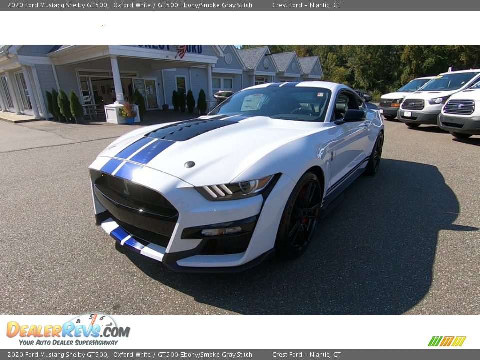 2020 Ford Mustang Shelby GT500 Oxford White / GT500 Ebony/Smoke Gray Stitch Photo #3