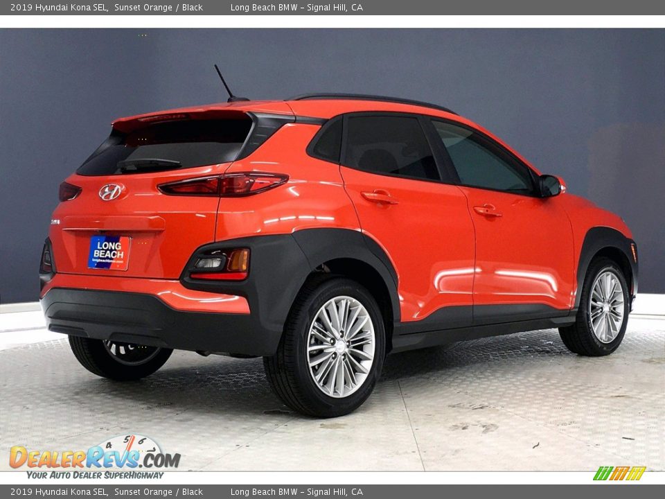 2019 Hyundai Kona SEL Sunset Orange / Black Photo #13