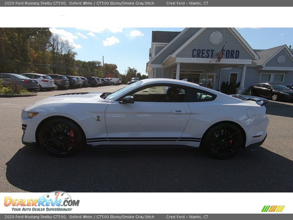 2020 Ford Mustang Shelby GT500 Oxford White / GT500 Ebony/Smoke Gray Stitch Photo #4