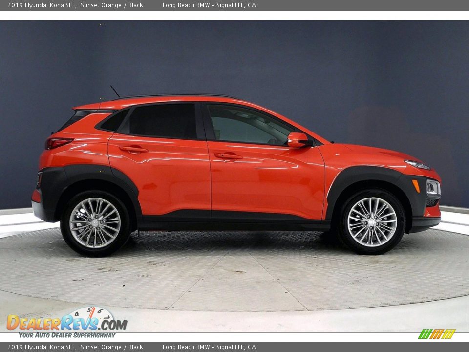 2019 Hyundai Kona SEL Sunset Orange / Black Photo #14