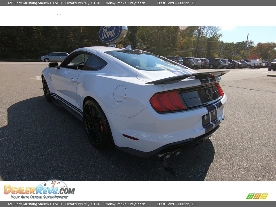 2020 Ford Mustang Shelby GT500 Oxford White / GT500 Ebony/Smoke Gray Stitch Photo #5