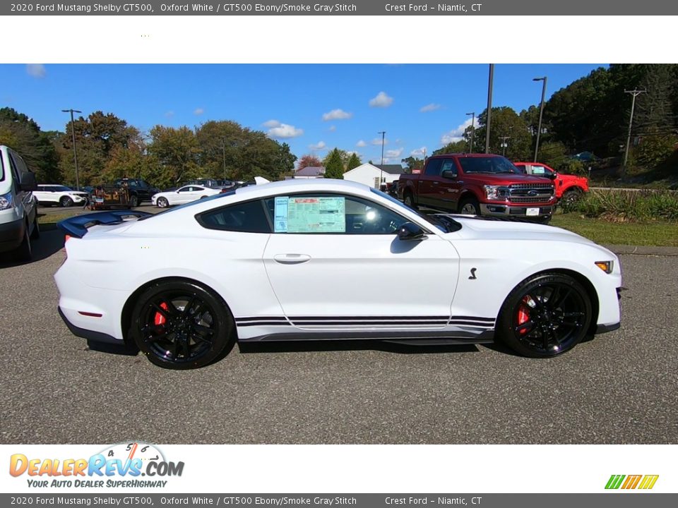 Oxford White 2020 Ford Mustang Shelby GT500 Photo #8