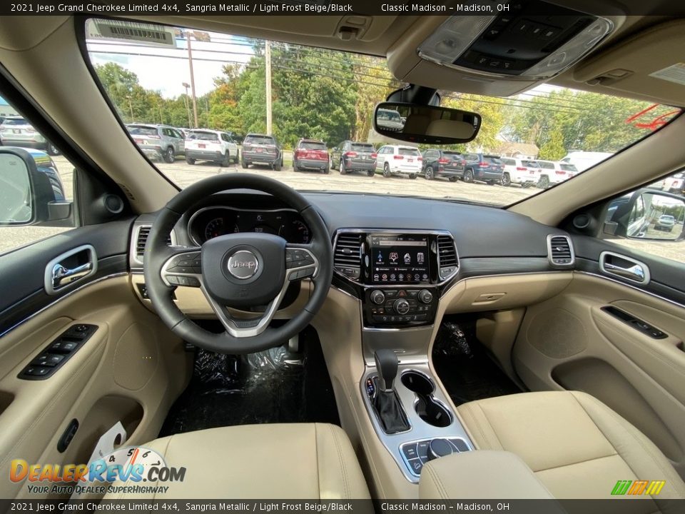 Light Frost Beige/Black Interior - 2021 Jeep Grand Cherokee Limited 4x4 Photo #4