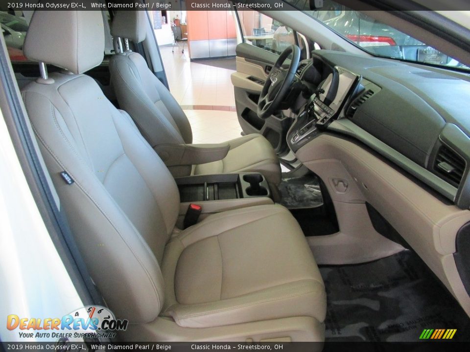 2019 Honda Odyssey EX-L White Diamond Pearl / Beige Photo #16