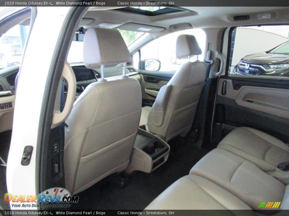 2019 Honda Odyssey EX-L White Diamond Pearl / Beige Photo #23