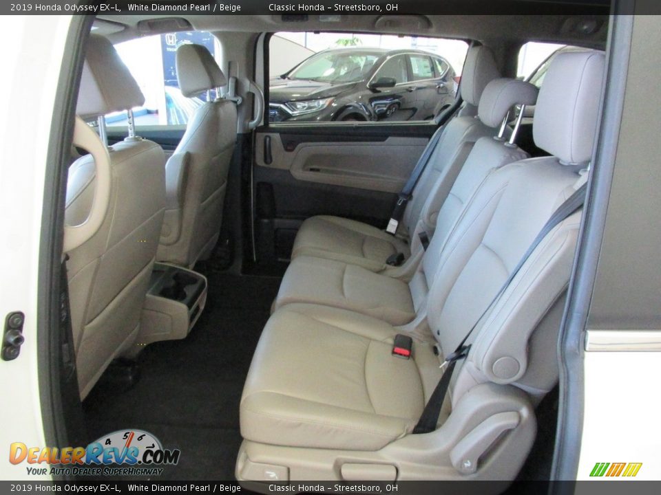 2019 Honda Odyssey EX-L White Diamond Pearl / Beige Photo #24