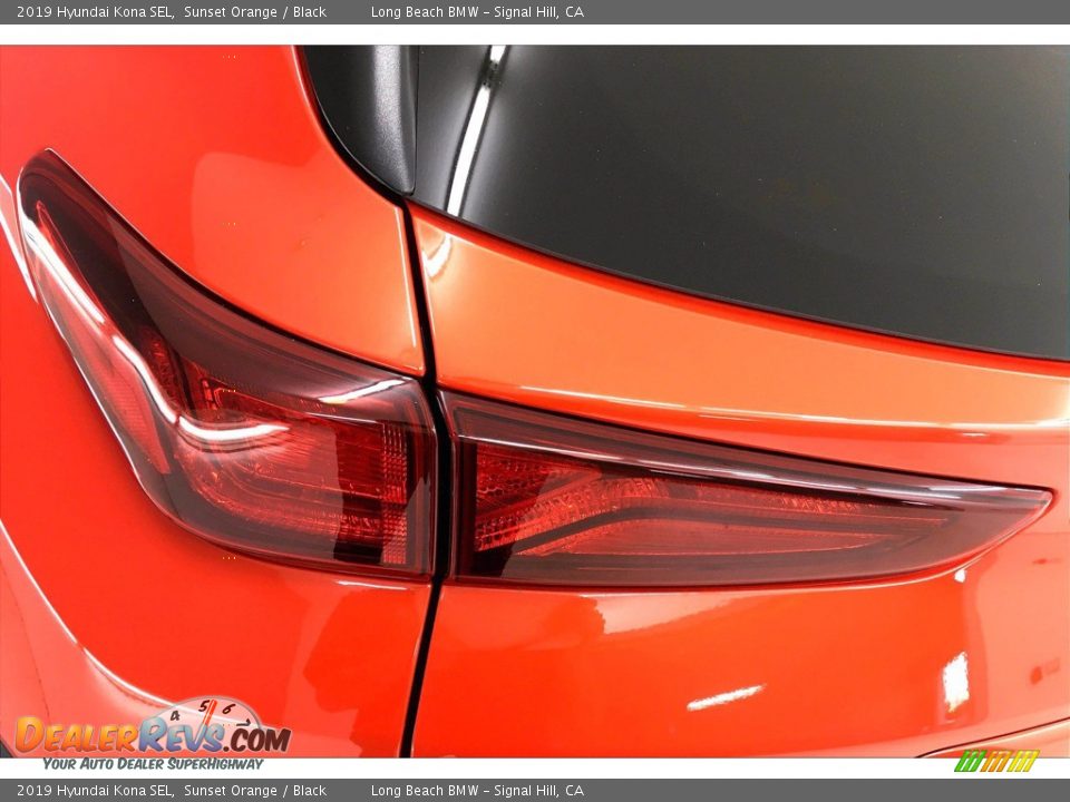 2019 Hyundai Kona SEL Sunset Orange / Black Photo #27