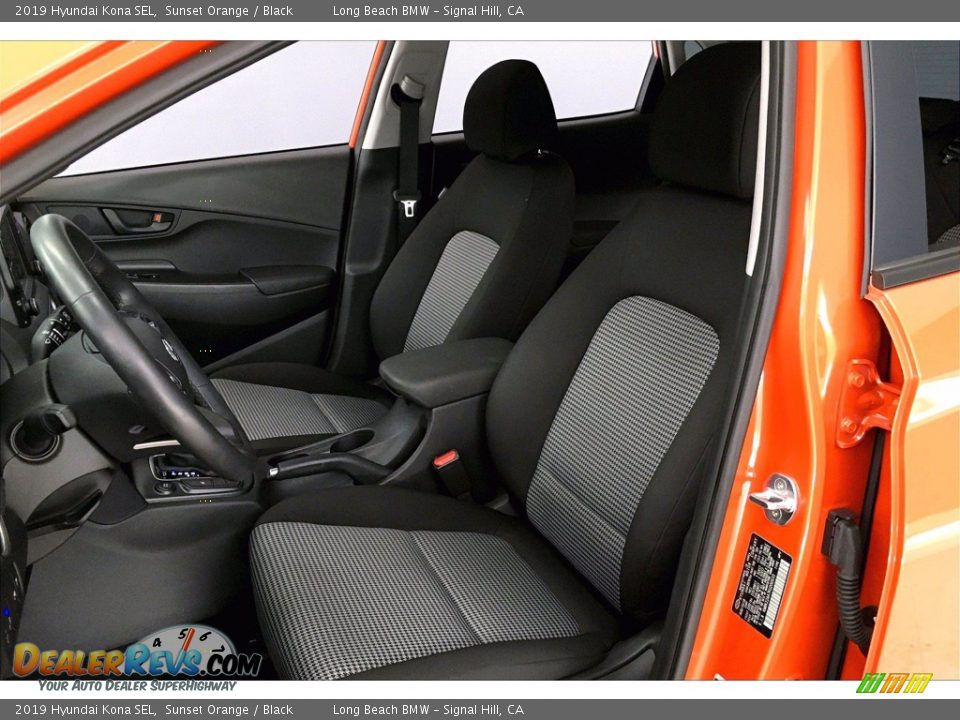 2019 Hyundai Kona SEL Sunset Orange / Black Photo #28