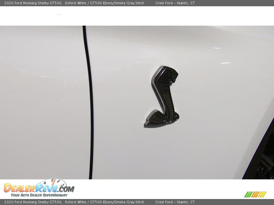 2020 Ford Mustang Shelby GT500 Oxford White / GT500 Ebony/Smoke Gray Stitch Photo #27
