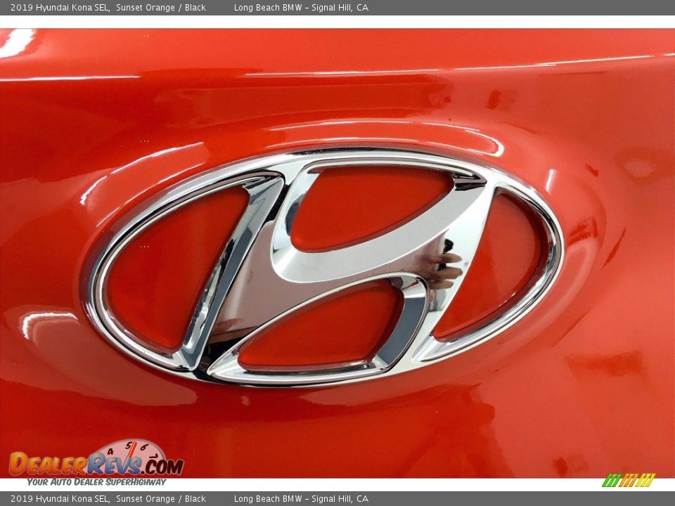 2019 Hyundai Kona SEL Sunset Orange / Black Photo #33