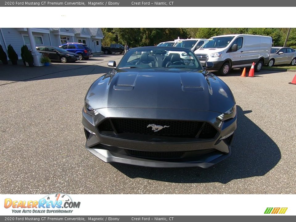 2020 Ford Mustang GT Premium Convertible Magnetic / Ebony Photo #2
