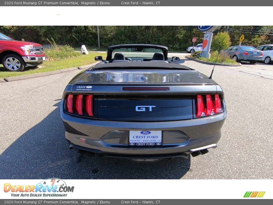 2020 Ford Mustang GT Premium Convertible Magnetic / Ebony Photo #6