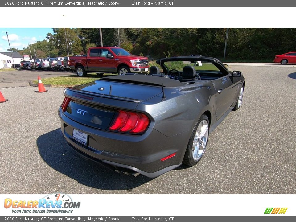 2020 Ford Mustang GT Premium Convertible Magnetic / Ebony Photo #7