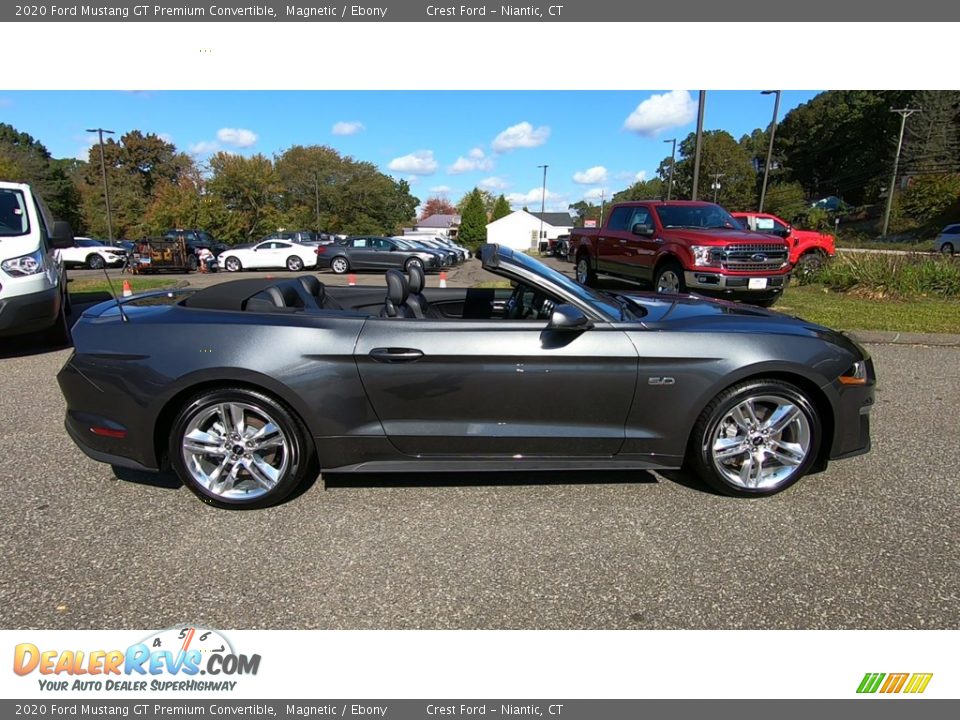 2020 Ford Mustang GT Premium Convertible Magnetic / Ebony Photo #8