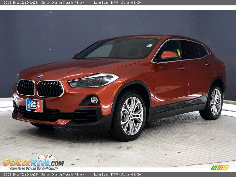 2018 BMW X2 sDrive28i Sunset Orange Metallic / Black Photo #12