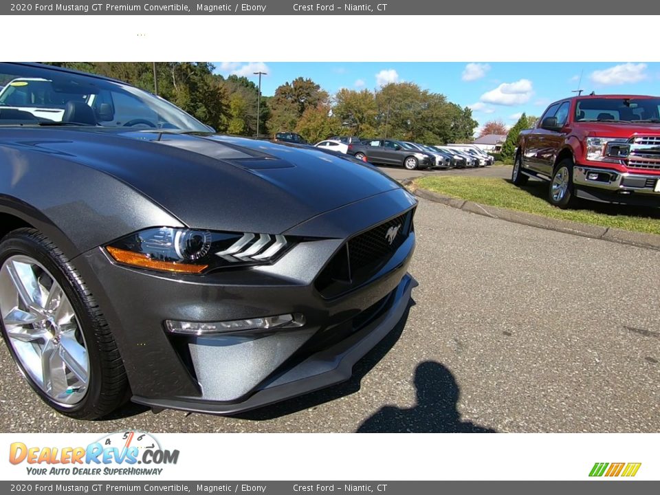 2020 Ford Mustang GT Premium Convertible Magnetic / Ebony Photo #27