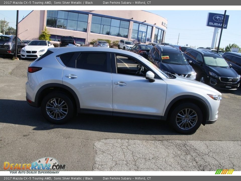 2017 Mazda CX-5 Touring AWD Sonic Silver Metallic / Black Photo #4