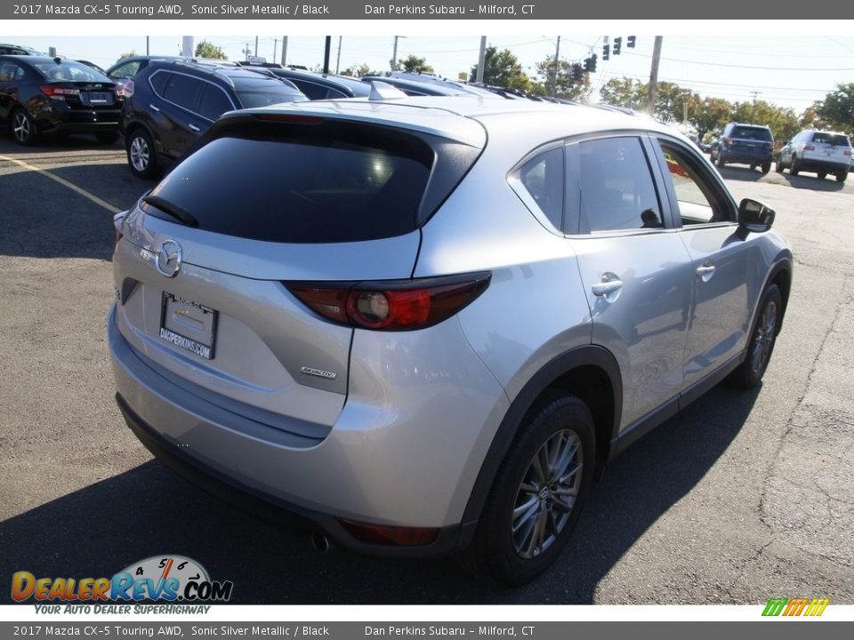 2017 Mazda CX-5 Touring AWD Sonic Silver Metallic / Black Photo #5