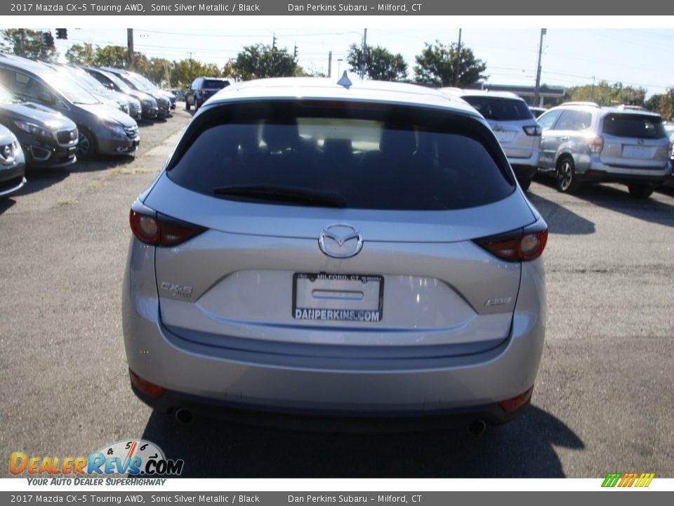 2017 Mazda CX-5 Touring AWD Sonic Silver Metallic / Black Photo #6