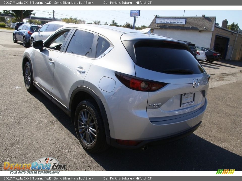 2017 Mazda CX-5 Touring AWD Sonic Silver Metallic / Black Photo #7
