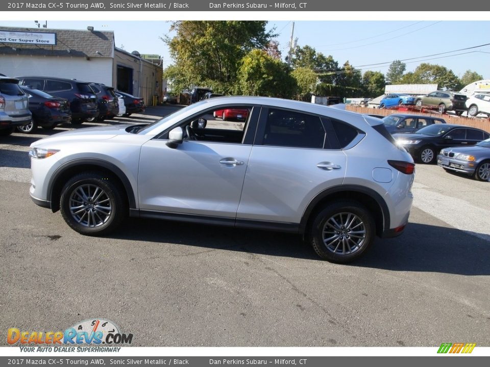 2017 Mazda CX-5 Touring AWD Sonic Silver Metallic / Black Photo #8