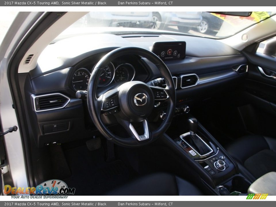 2017 Mazda CX-5 Touring AWD Sonic Silver Metallic / Black Photo #10