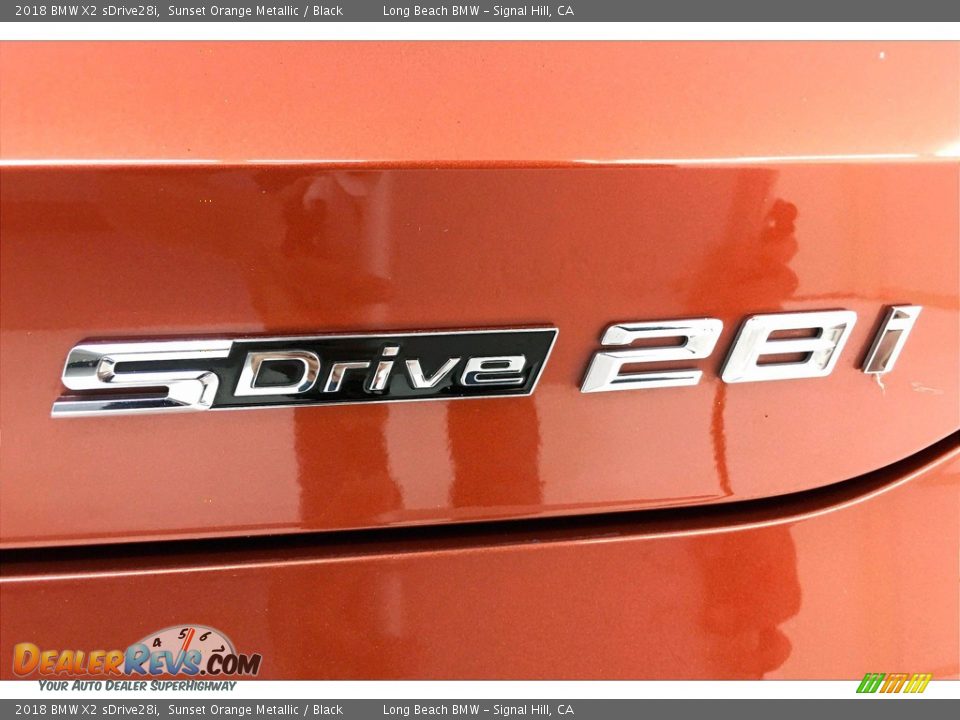 2018 BMW X2 sDrive28i Sunset Orange Metallic / Black Photo #31