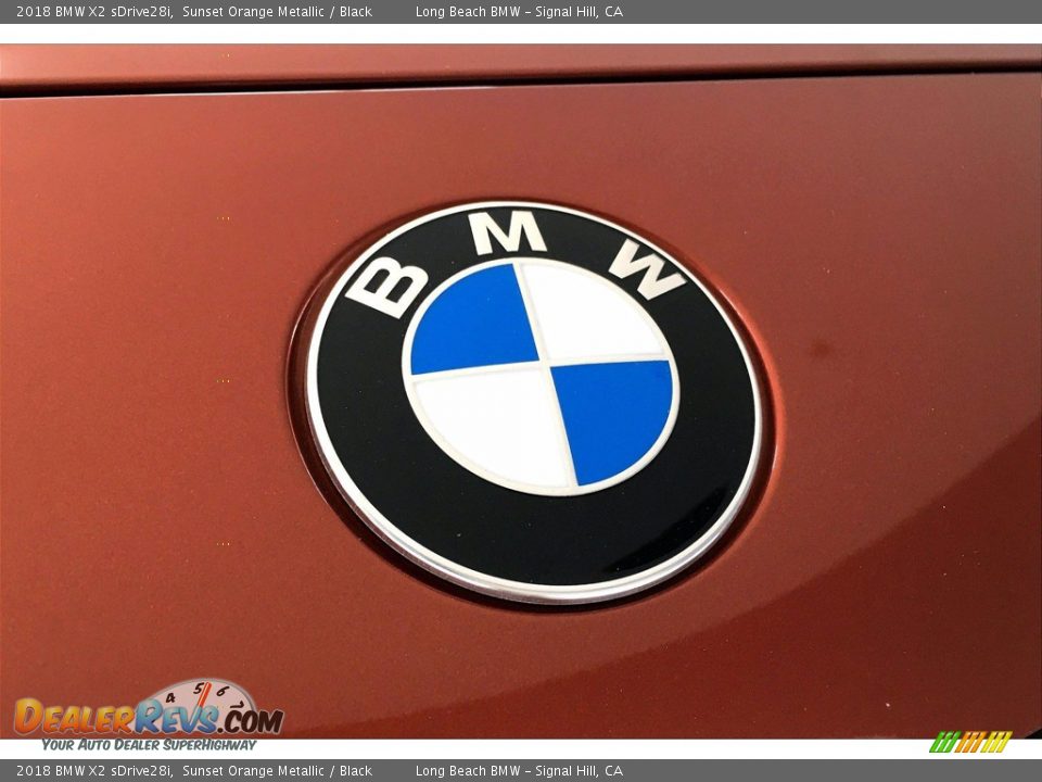 2018 BMW X2 sDrive28i Sunset Orange Metallic / Black Photo #33