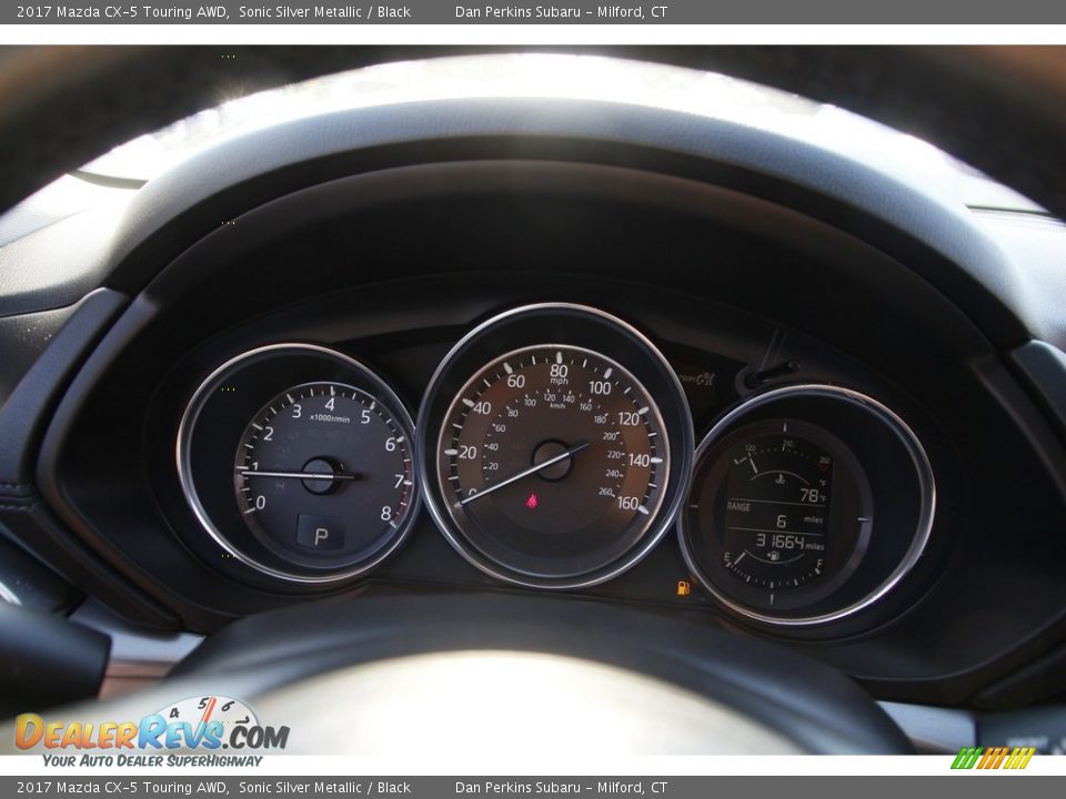 2017 Mazda CX-5 Touring AWD Sonic Silver Metallic / Black Photo #17