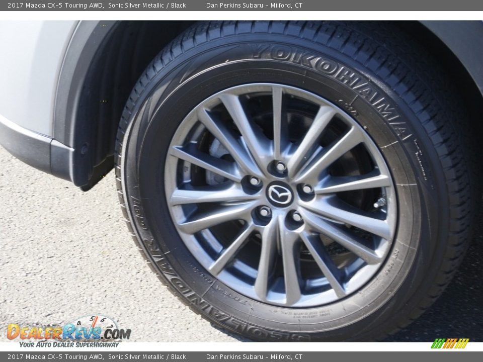 2017 Mazda CX-5 Touring AWD Sonic Silver Metallic / Black Photo #22