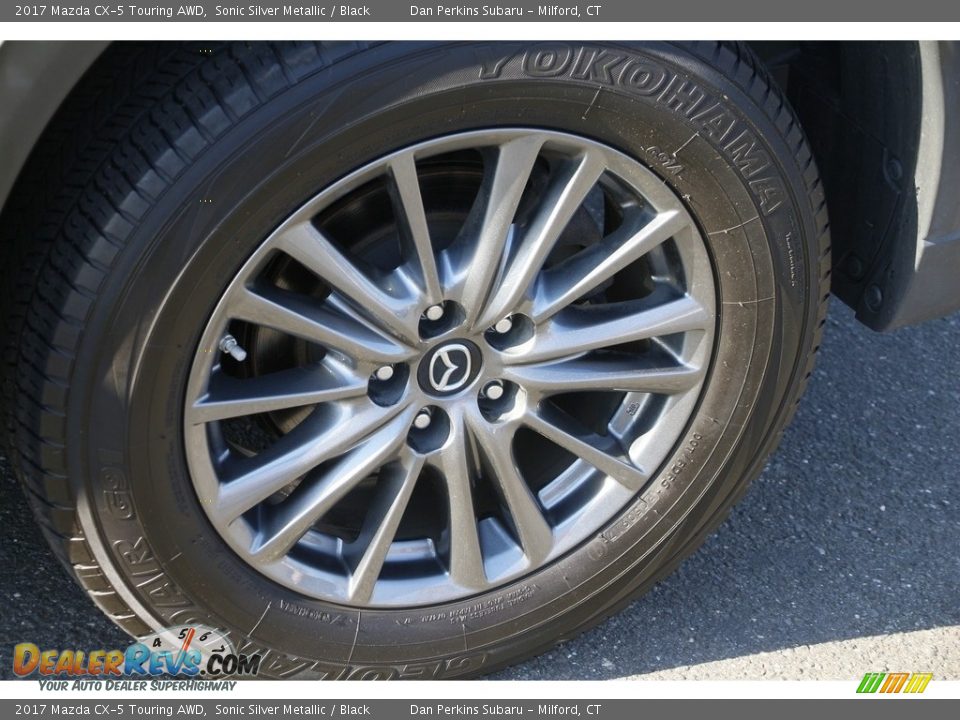 2017 Mazda CX-5 Touring AWD Sonic Silver Metallic / Black Photo #23