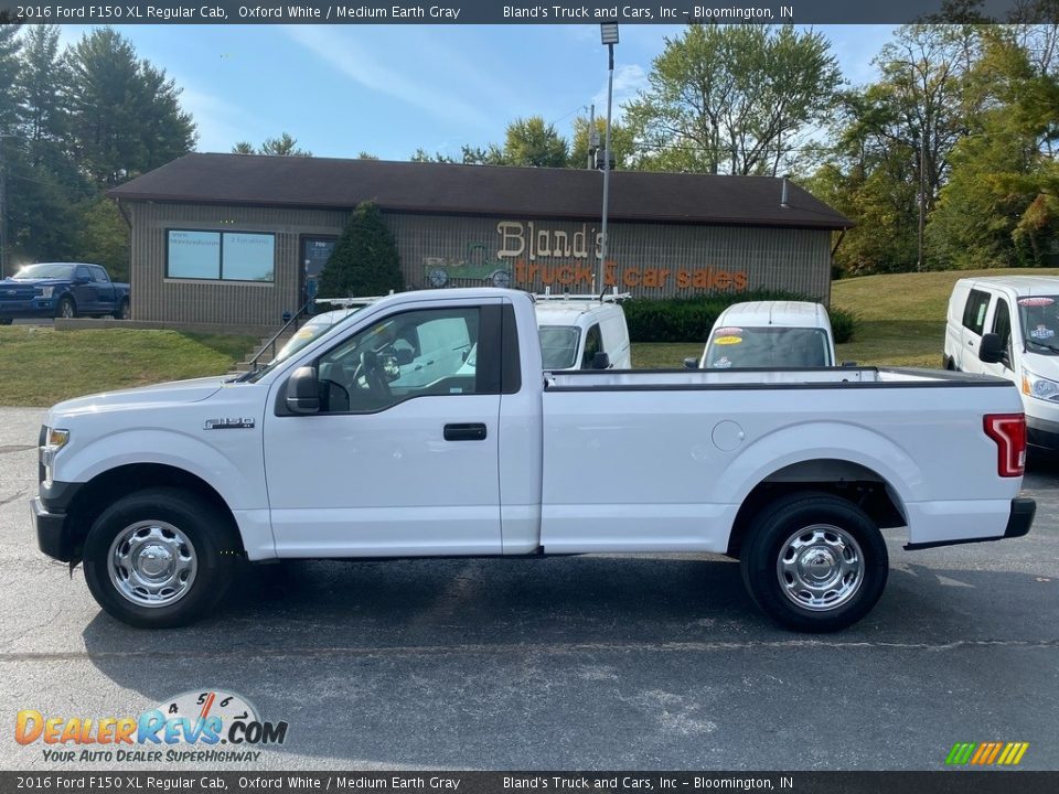 2016 Ford F150 XL Regular Cab Oxford White / Medium Earth Gray Photo #1