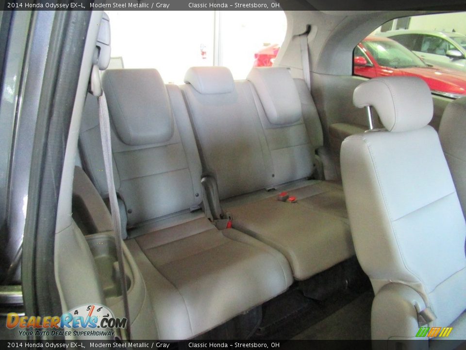 2014 Honda Odyssey EX-L Modern Steel Metallic / Gray Photo #20