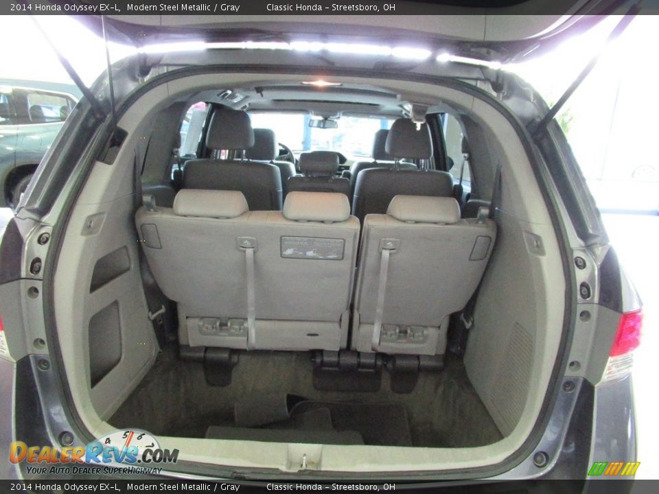 2014 Honda Odyssey EX-L Modern Steel Metallic / Gray Photo #21
