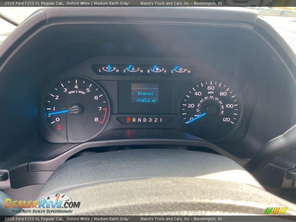 2016 Ford F150 XL Regular Cab Oxford White / Medium Earth Gray Photo #15