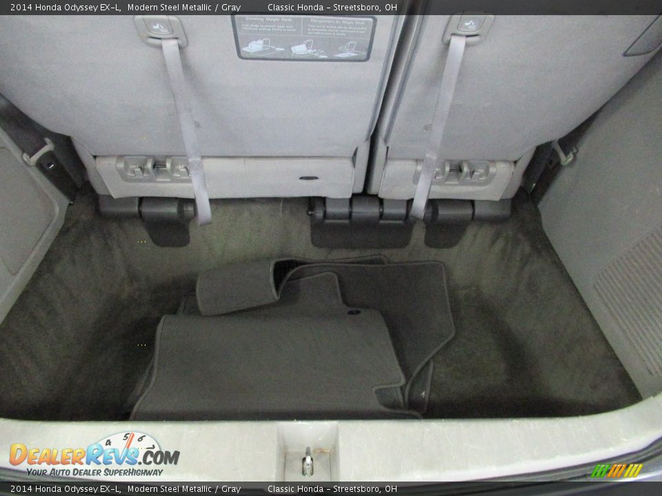 2014 Honda Odyssey EX-L Modern Steel Metallic / Gray Photo #22