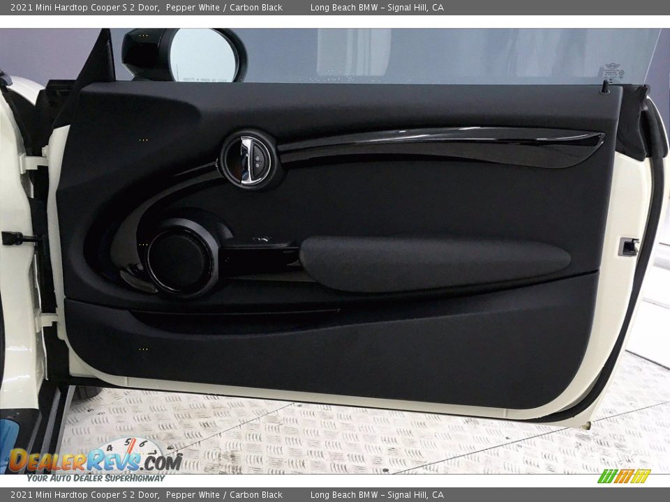 2021 Mini Hardtop Cooper S 2 Door Pepper White / Carbon Black Photo #24