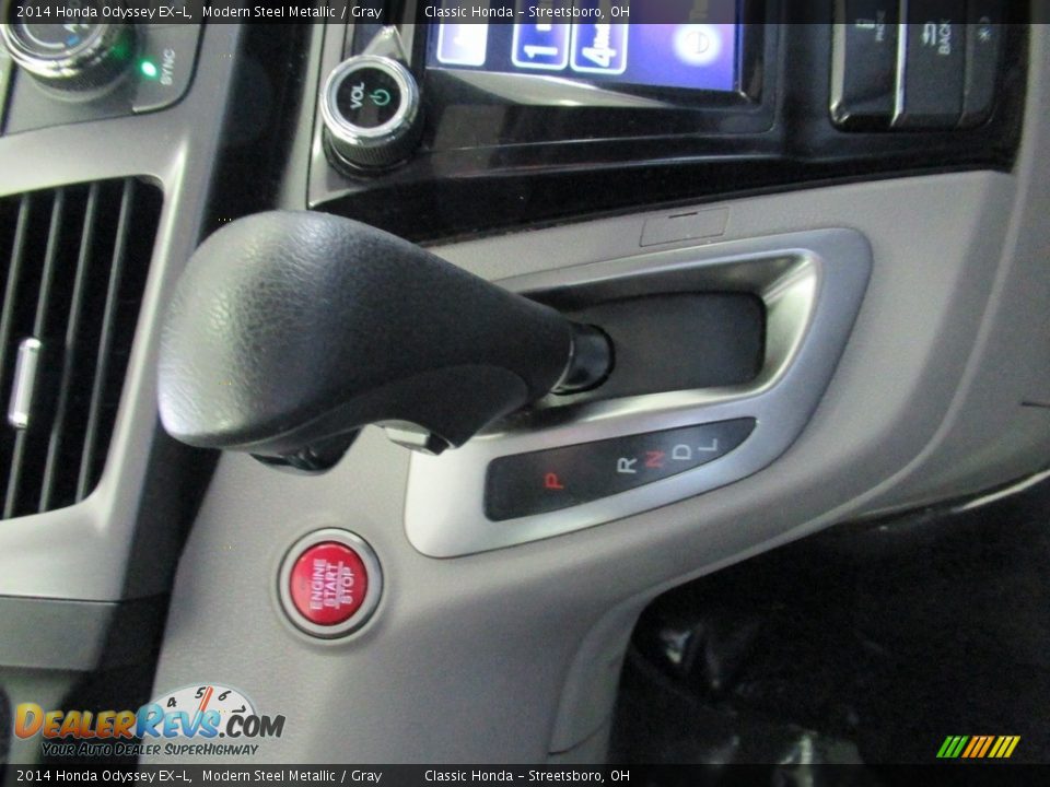 2014 Honda Odyssey EX-L Modern Steel Metallic / Gray Photo #33