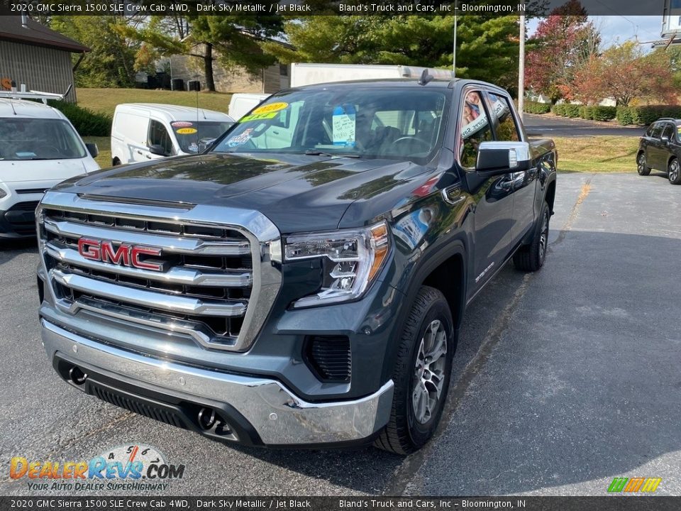 2020 GMC Sierra 1500 SLE Crew Cab 4WD Dark Sky Metallic / Jet Black Photo #2