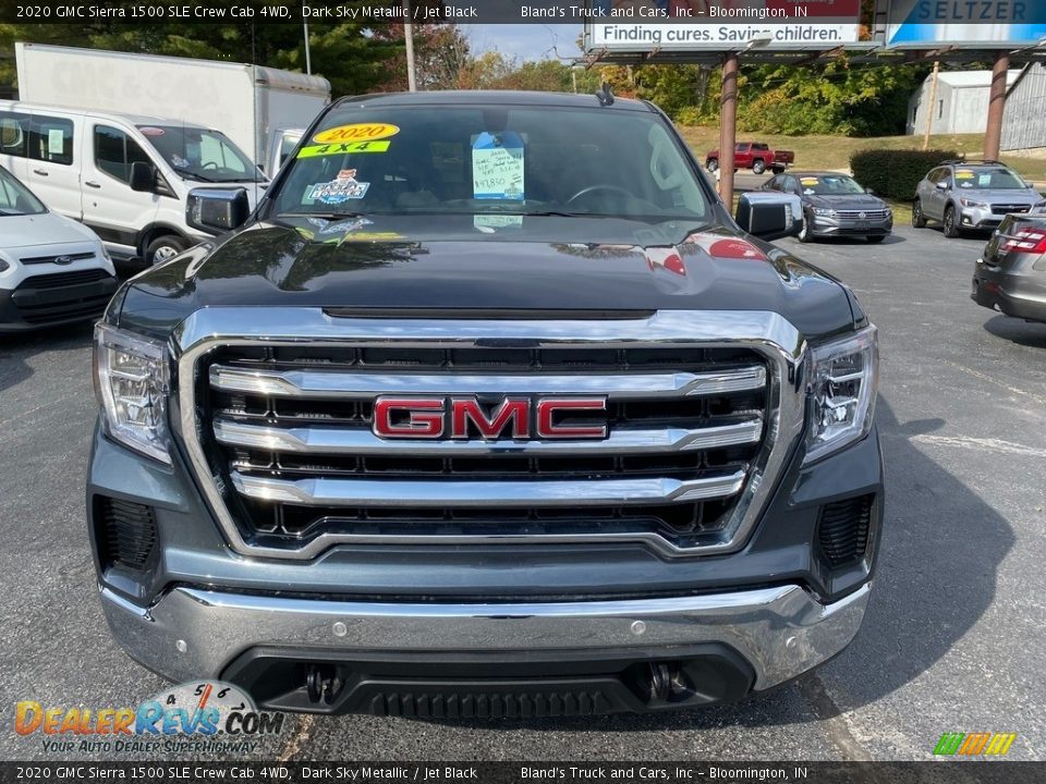 2020 GMC Sierra 1500 SLE Crew Cab 4WD Dark Sky Metallic / Jet Black Photo #3