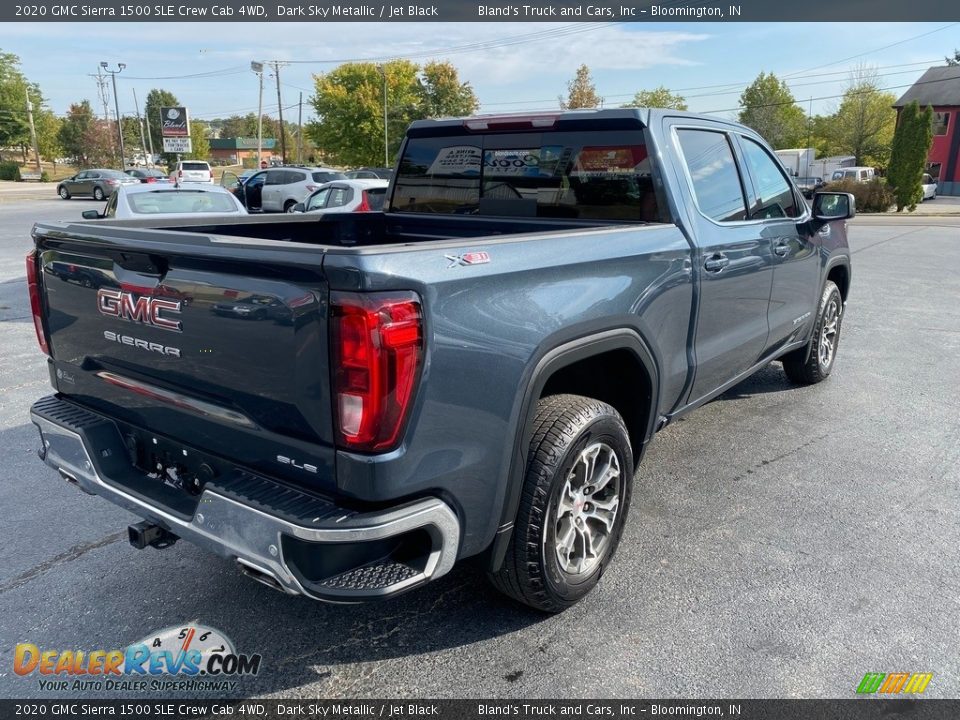 2020 GMC Sierra 1500 SLE Crew Cab 4WD Dark Sky Metallic / Jet Black Photo #6