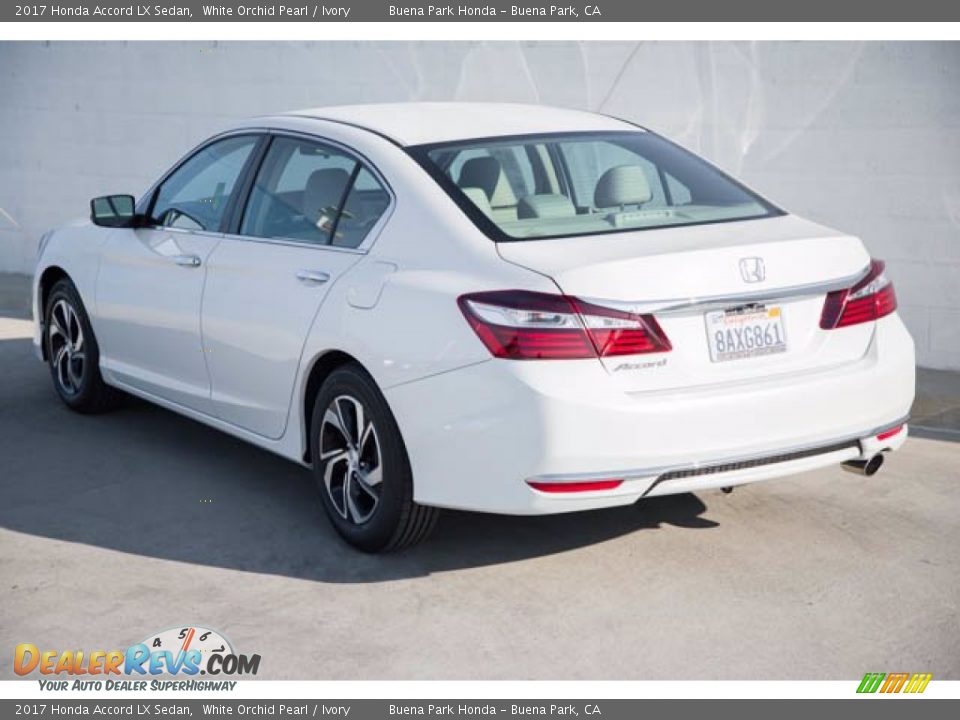 2017 Honda Accord LX Sedan White Orchid Pearl / Ivory Photo #2