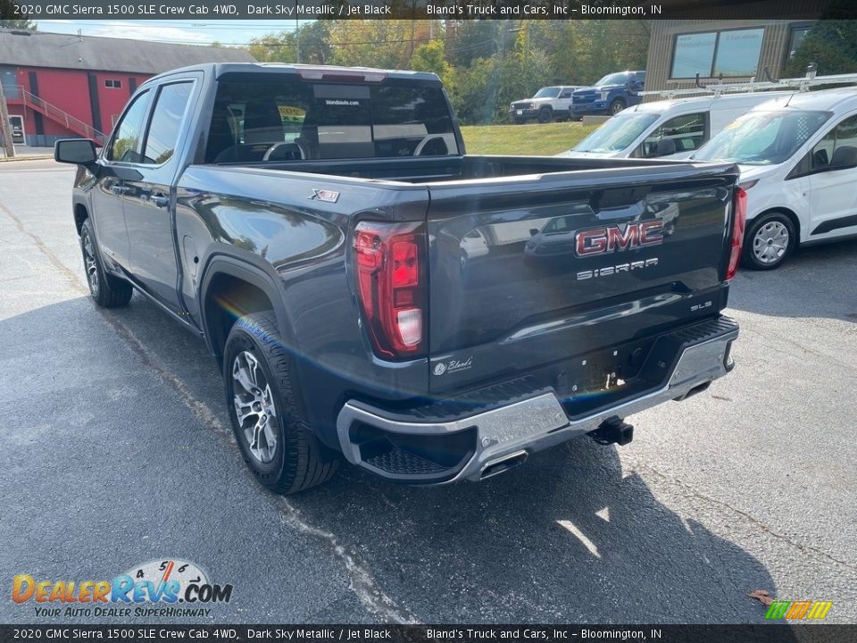 2020 GMC Sierra 1500 SLE Crew Cab 4WD Dark Sky Metallic / Jet Black Photo #8