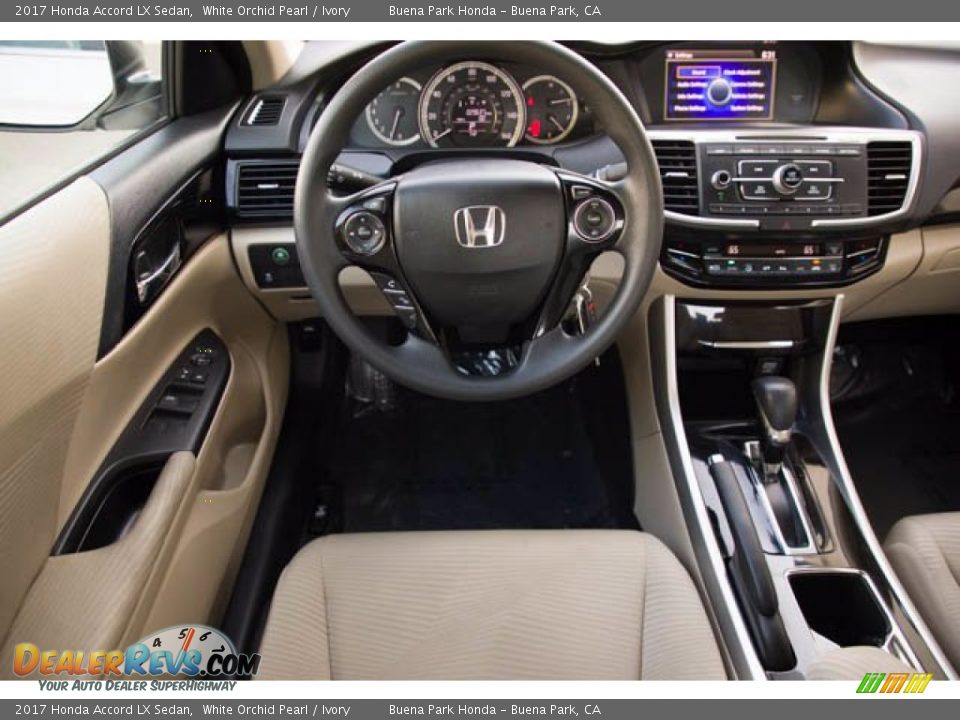 2017 Honda Accord LX Sedan White Orchid Pearl / Ivory Photo #5