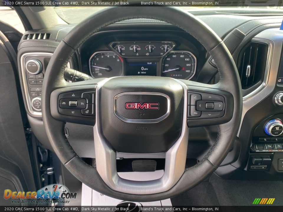 2020 GMC Sierra 1500 SLE Crew Cab 4WD Steering Wheel Photo #15