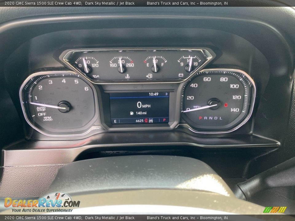 2020 GMC Sierra 1500 SLE Crew Cab 4WD Gauges Photo #16